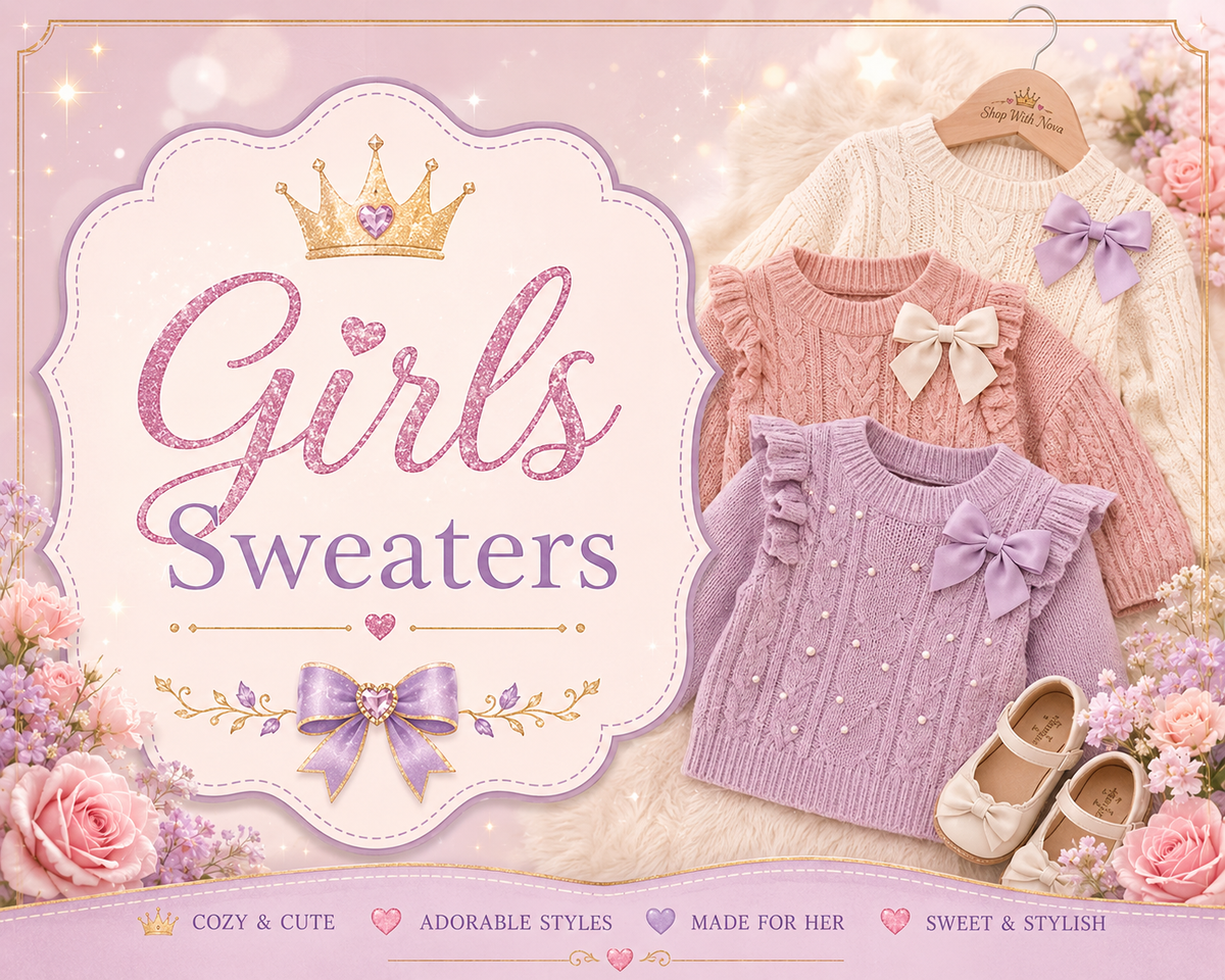 👧🏼 Girls Sweaters 🌸✨