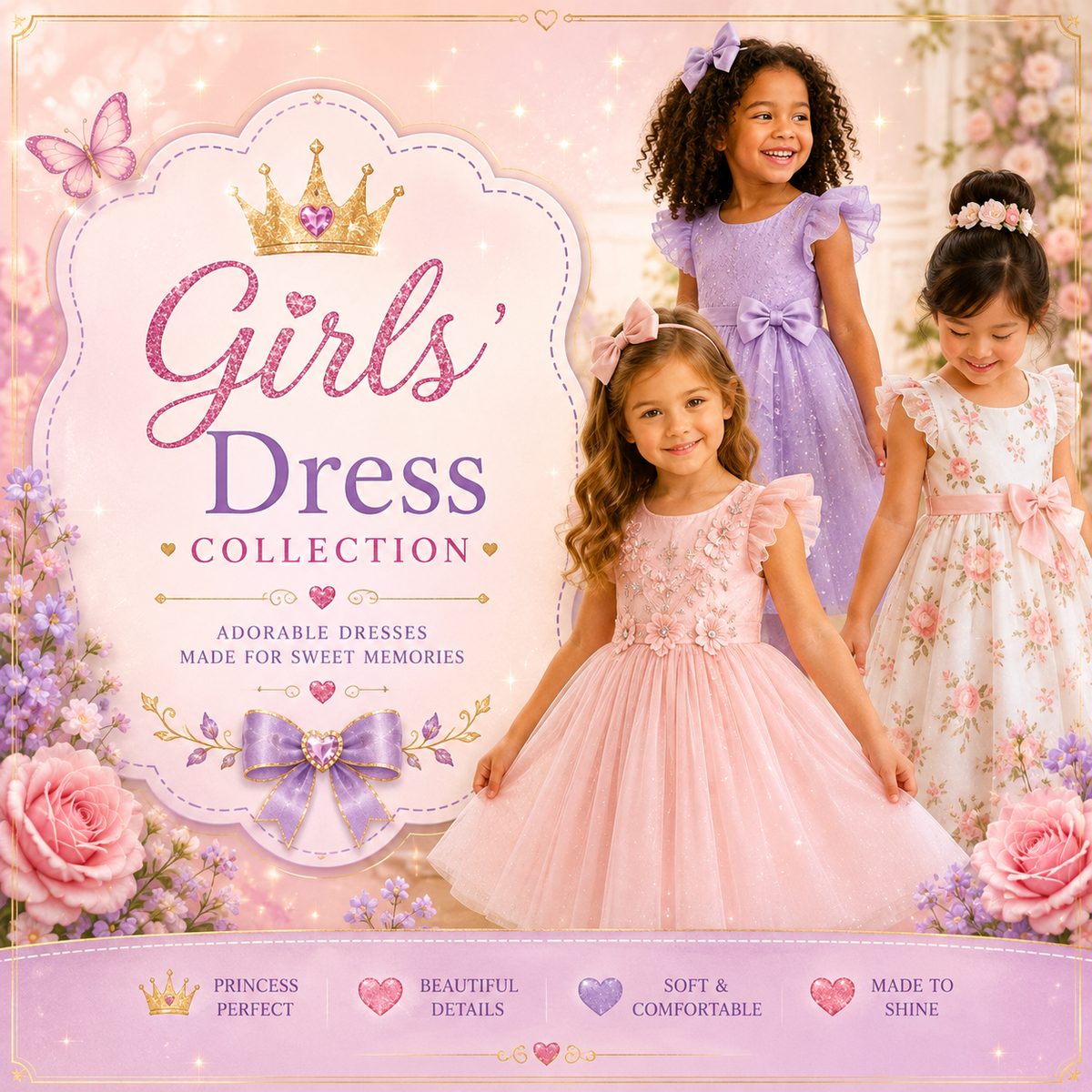 👗 Girls' Dress Collection