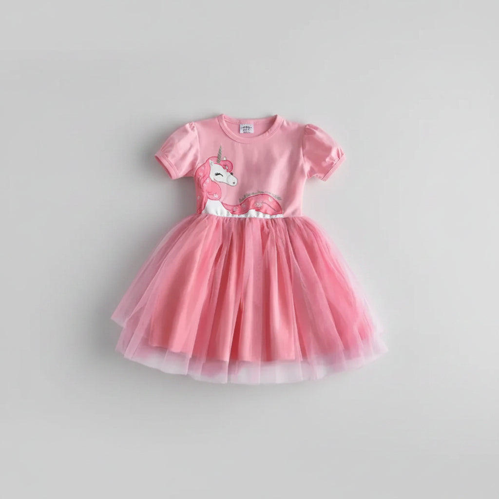 Nova's Magical Unicorn Twirl Dress