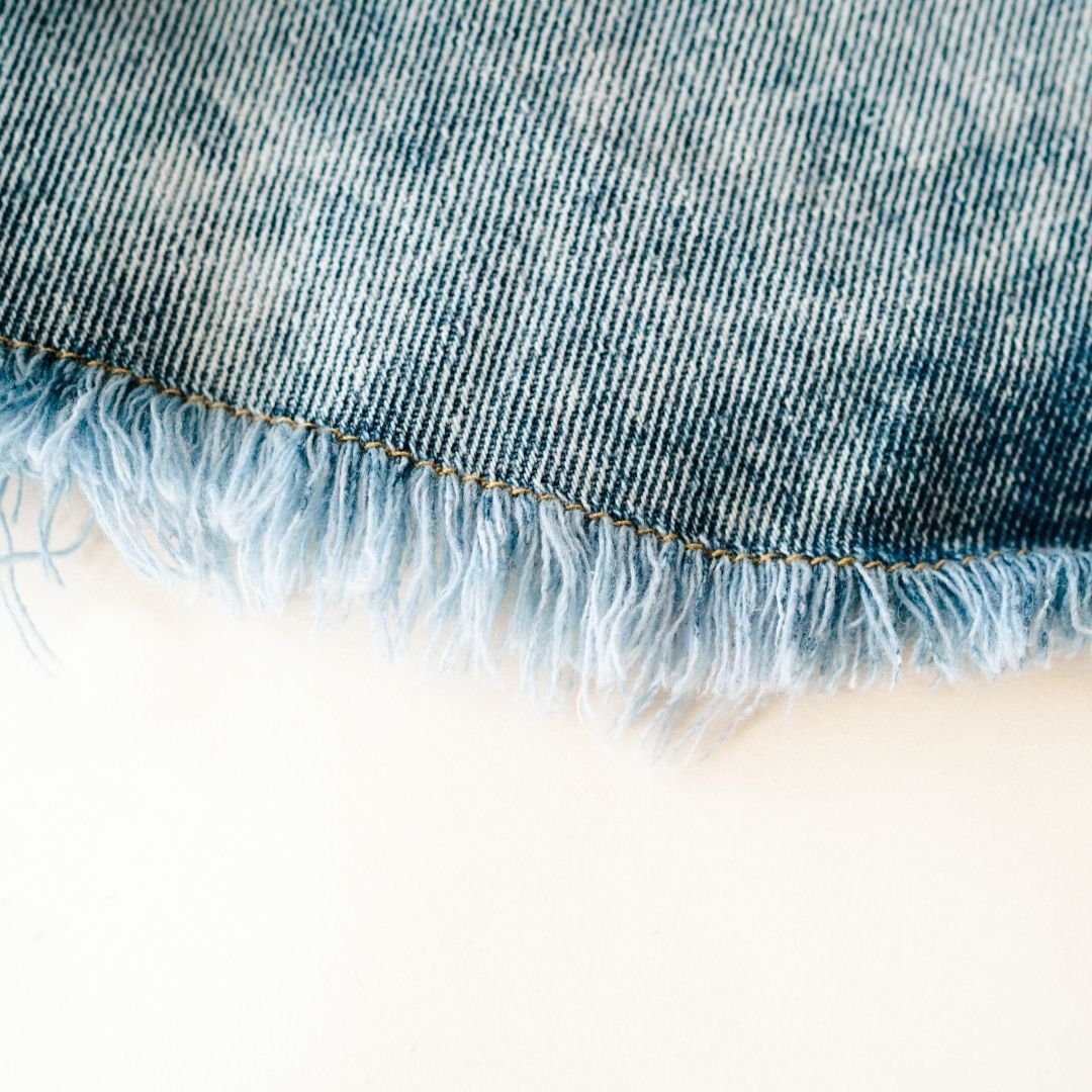 Nova's Blue Raw-Hem Denim Jacket – Women
