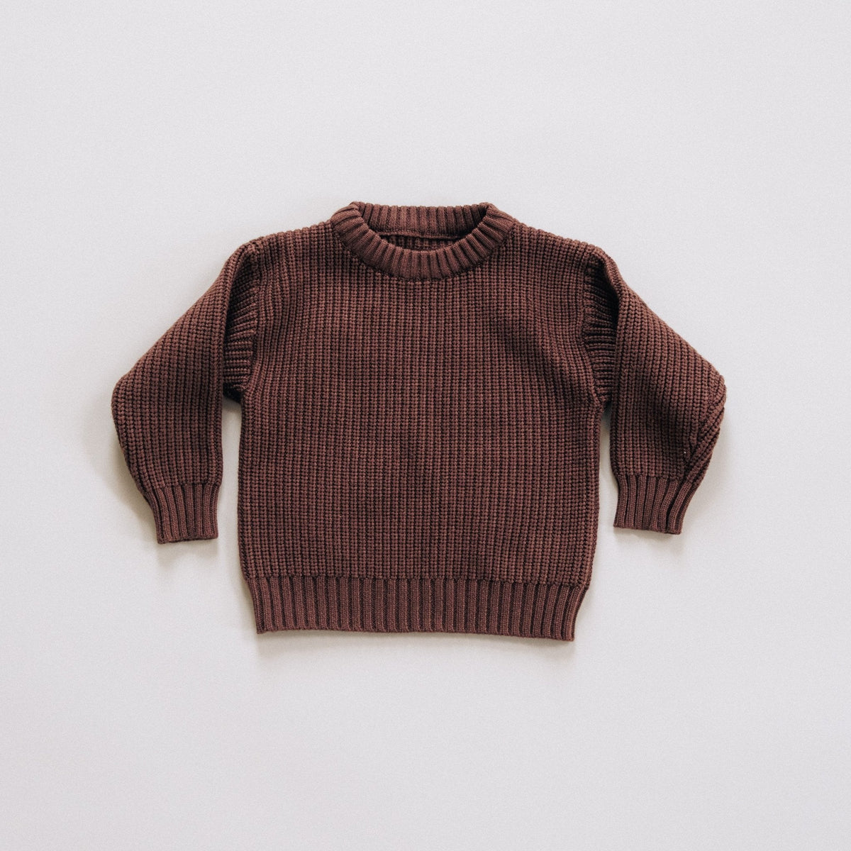 Nova's Cocoa Cozy Knit Pullover Sweater – Child