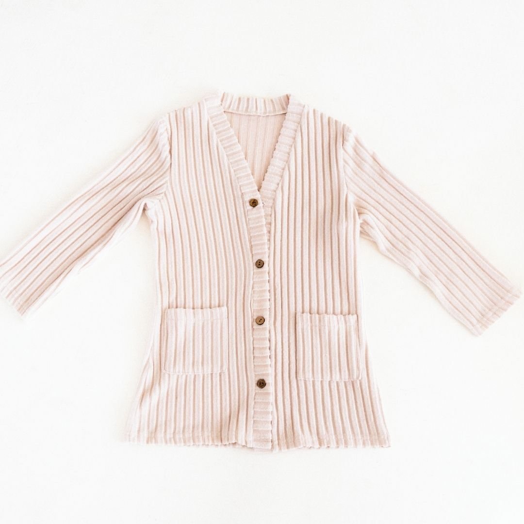 Nova's Classic Button-Down Cardigan – Child