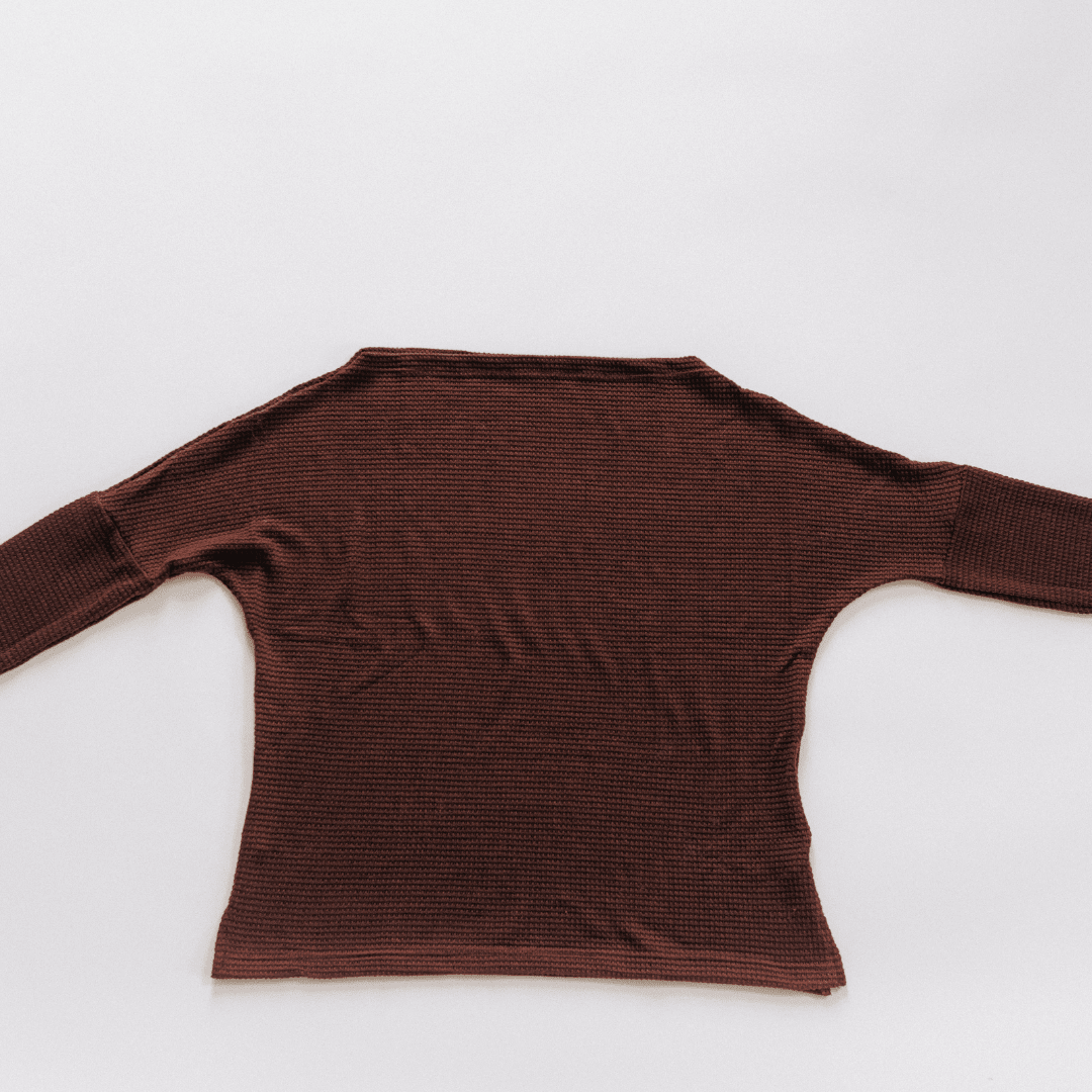 Nova's Cocoa Cozy Wide-Collar Knit Sweater – Women