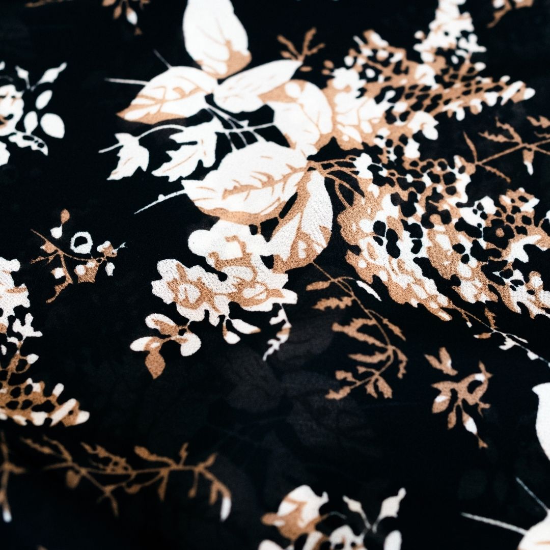 Nova's Midnight Garden Floral Dress – Child