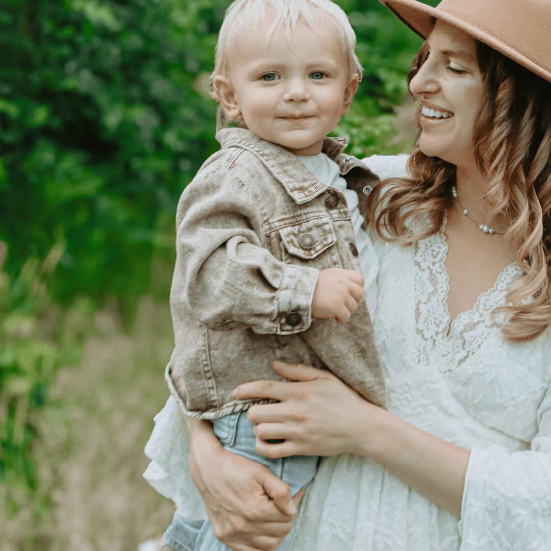 Nova’s Rustic Edge Brown Denim Jacket – Infant