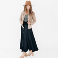 Nova’s Rustic Edge Brown Denim Jacket – Adult