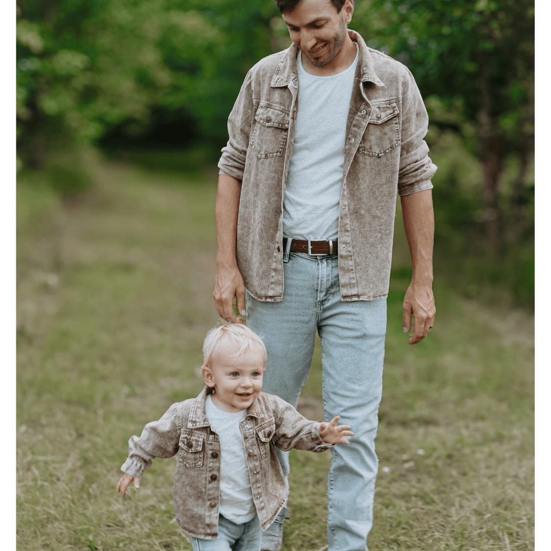 Nova’s Rustic Edge Brown Denim Jacket – Adult