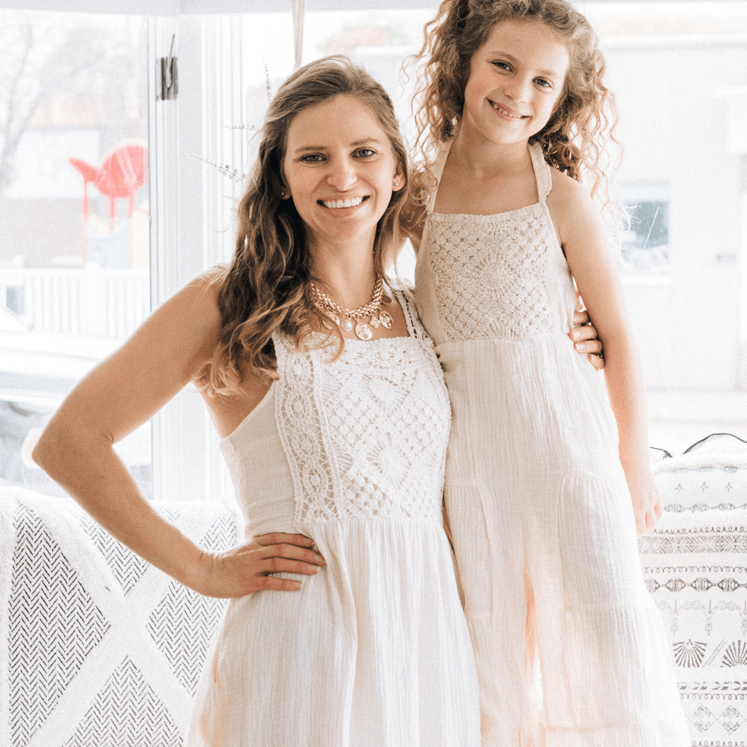 Nova's Coastal Romance Crochet Jumpsuit – Child