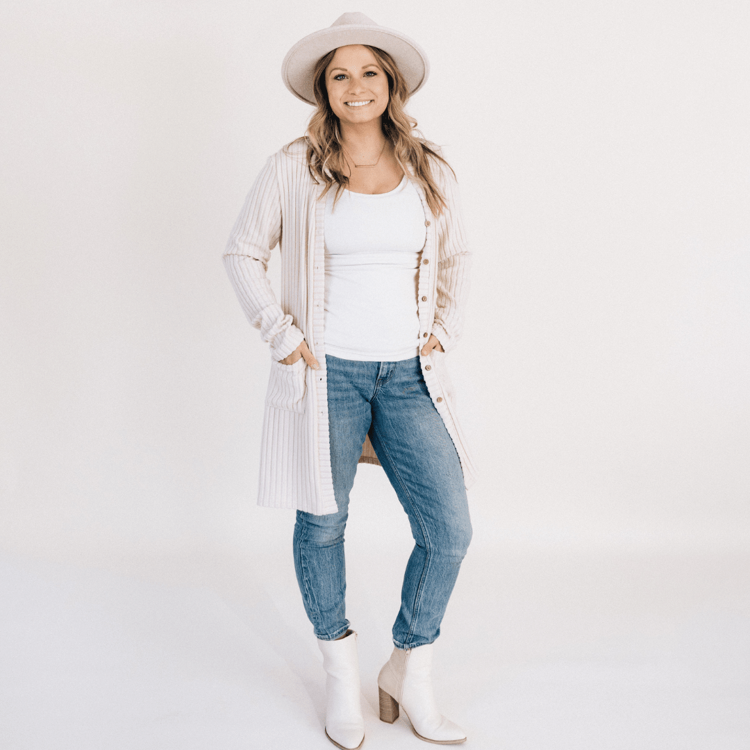 Nova's Classic Button-Down Cardigan – Women