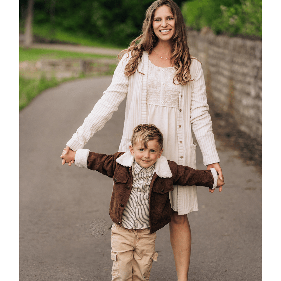 Nova's Cocoa Classic Sherpa Corduroy Jacket – Child