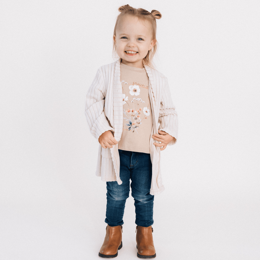 Nova's Grown In Love Floral Tee – Child