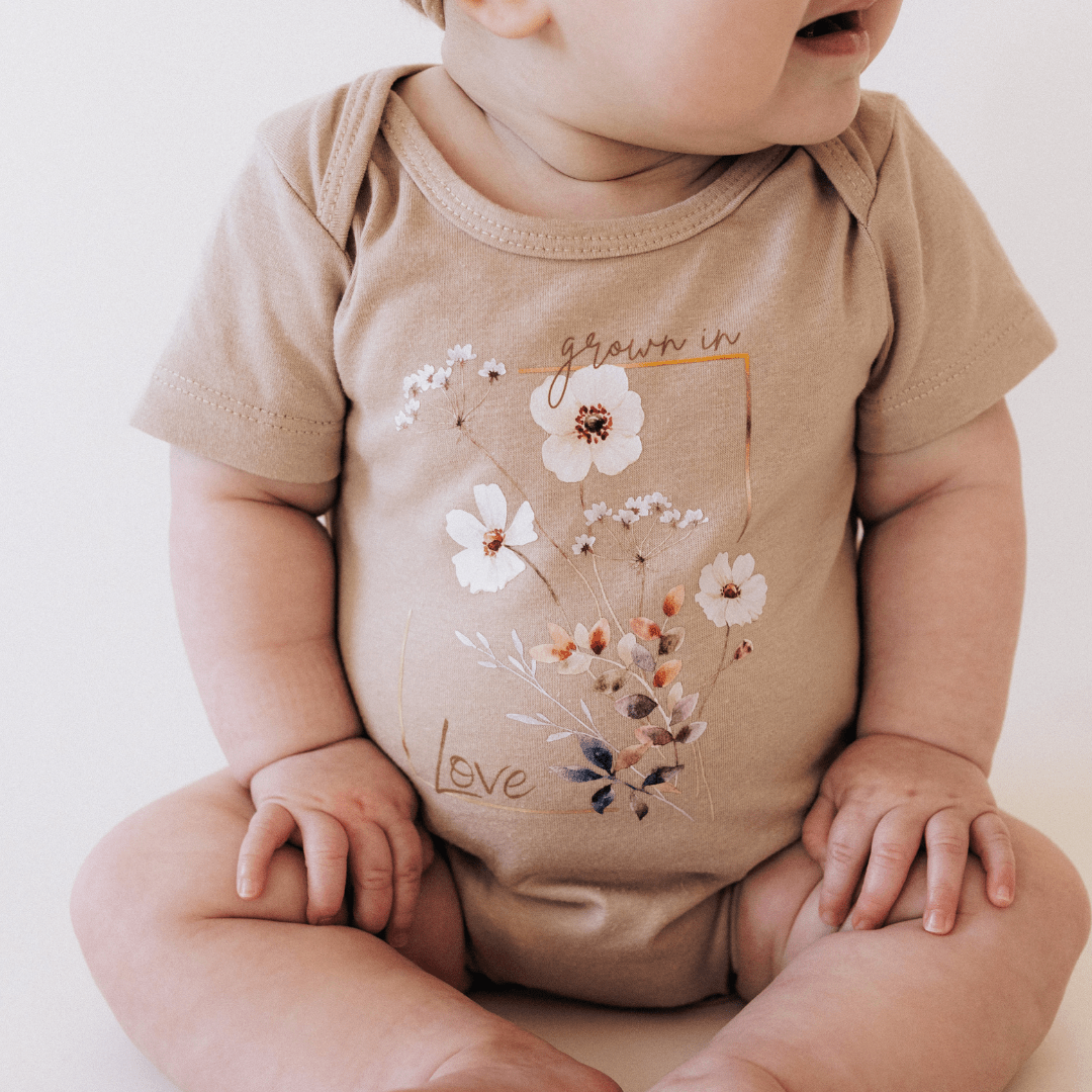 Nova's Grown In Love Floral Bodysuit – Infant