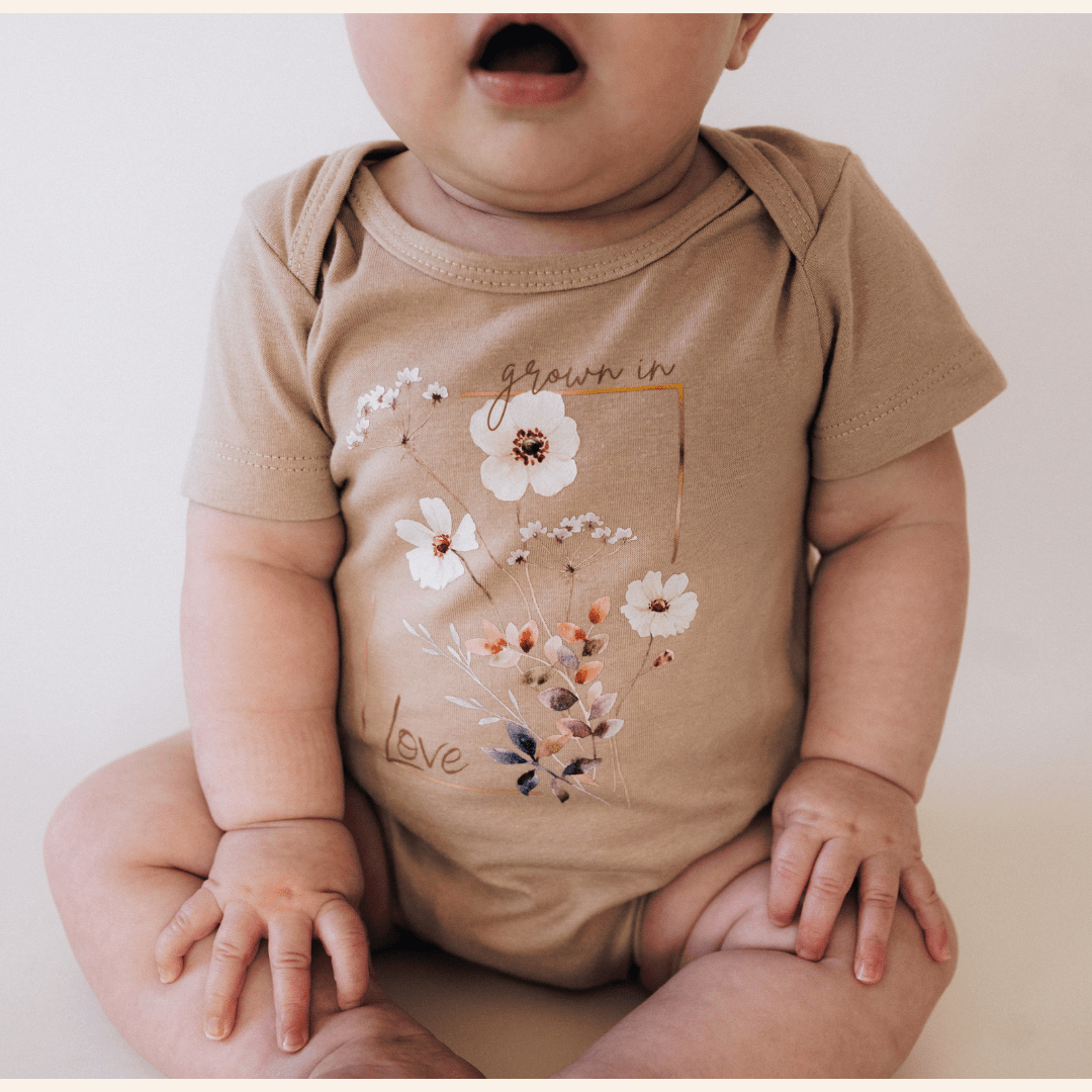 Nova's Grown In Love Floral Bodysuit – Infant