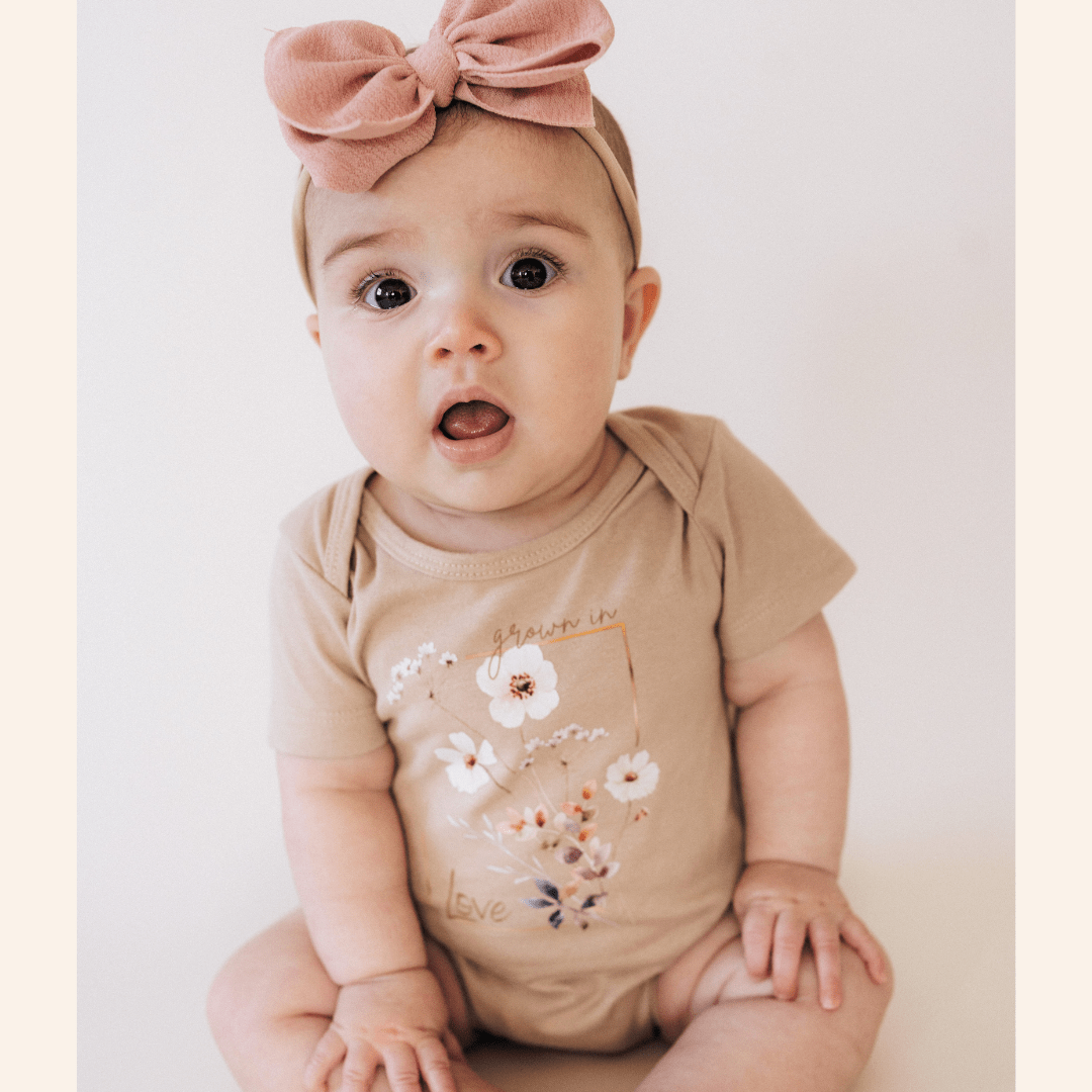 Nova's Grown In Love Floral Bodysuit – Infant