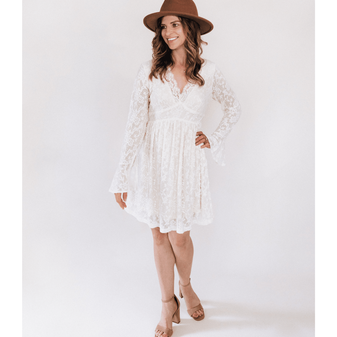 Nova's Ivory Garden Lace Mommy & Me Dress – Women