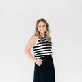 Nova's Classic Stripe Sweater Tank – Women