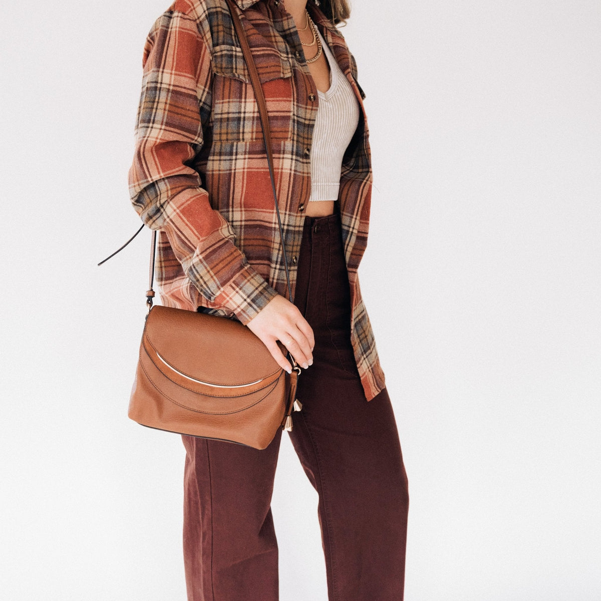 Nova’s Cozy Harvest Lightweight Plaid Flannel – Adult