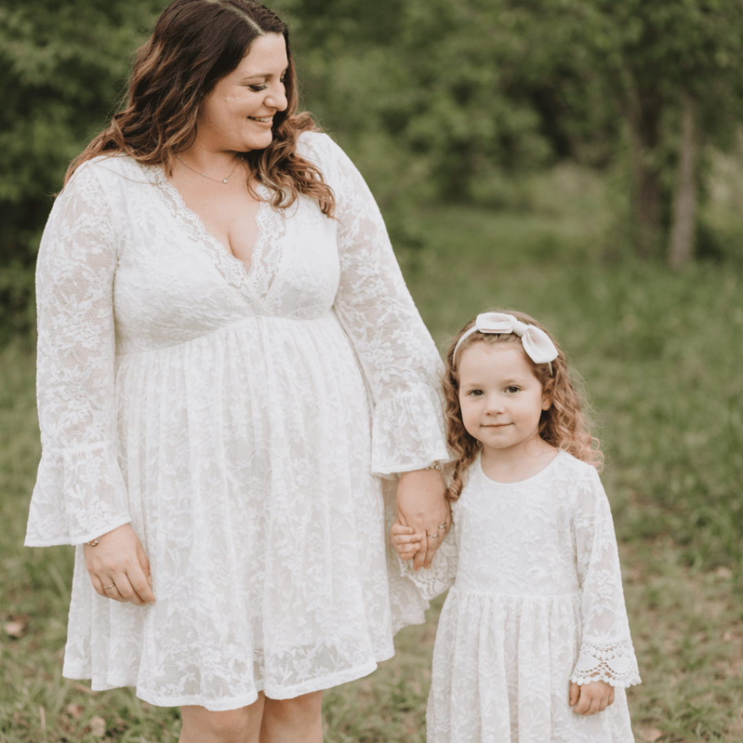 Nova's Ivory Garden Lace Mommy & Me Dress – Women