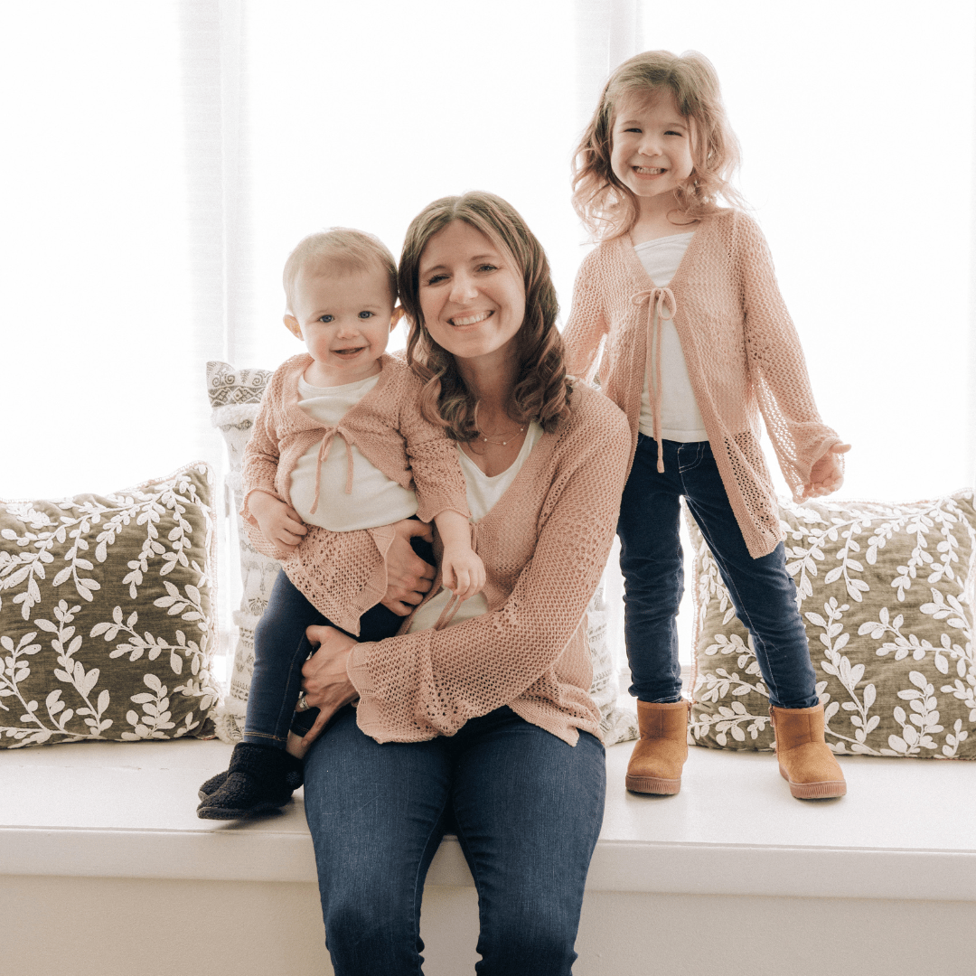 Nova's Blush Bloom Crochet Bell-Sleeve Cardigan – Infant