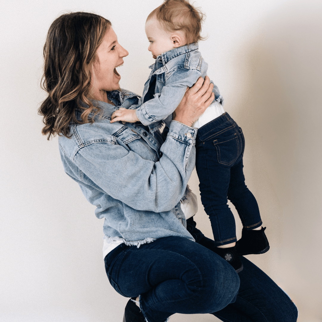 Nova's Blue Raw-Hem Denim Jacket – Infant