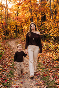 Nova's Cocoa Cozy Wide-Collar Knit Sweater – Women
