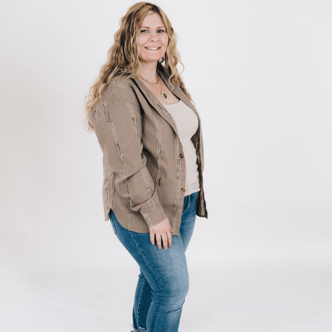 Nova's Rustic Charm Hooded Embroidered Shirt – Adult