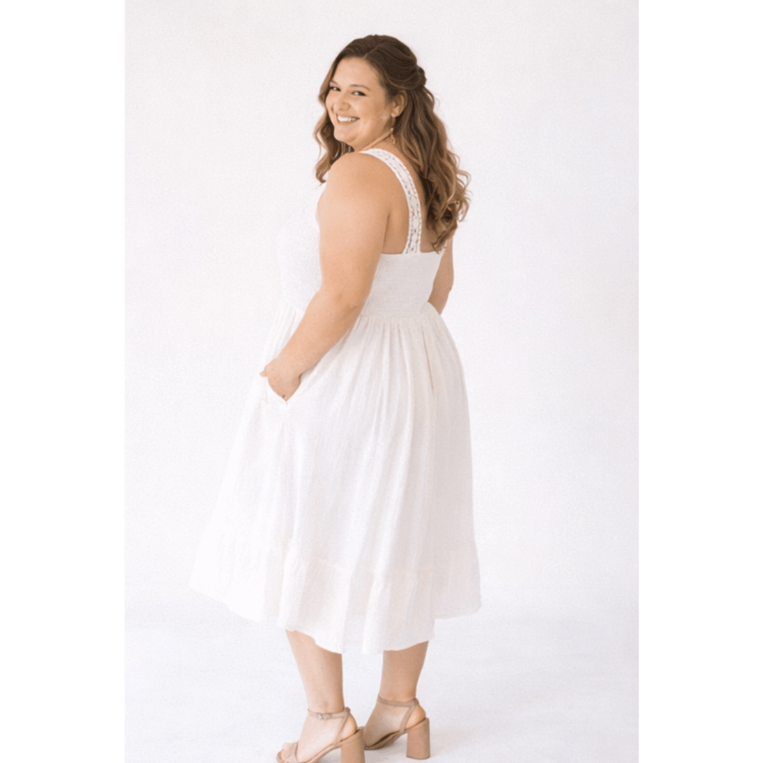Nova's Coastal Romance Crochet Maxi Dress – Women