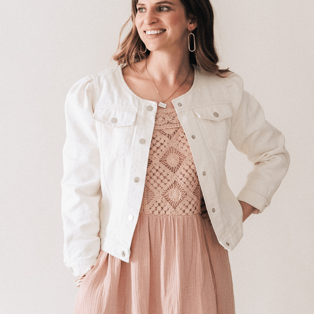Nova's Blush Bloom Crochet Dress – Women ✨
