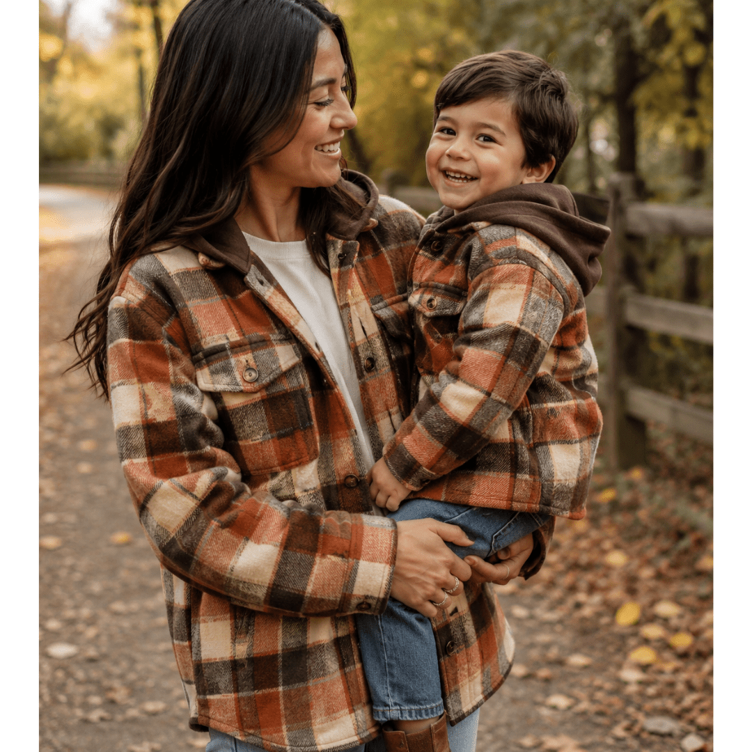Nova’s Cozy Harvest Plaid Matching Family Bundle