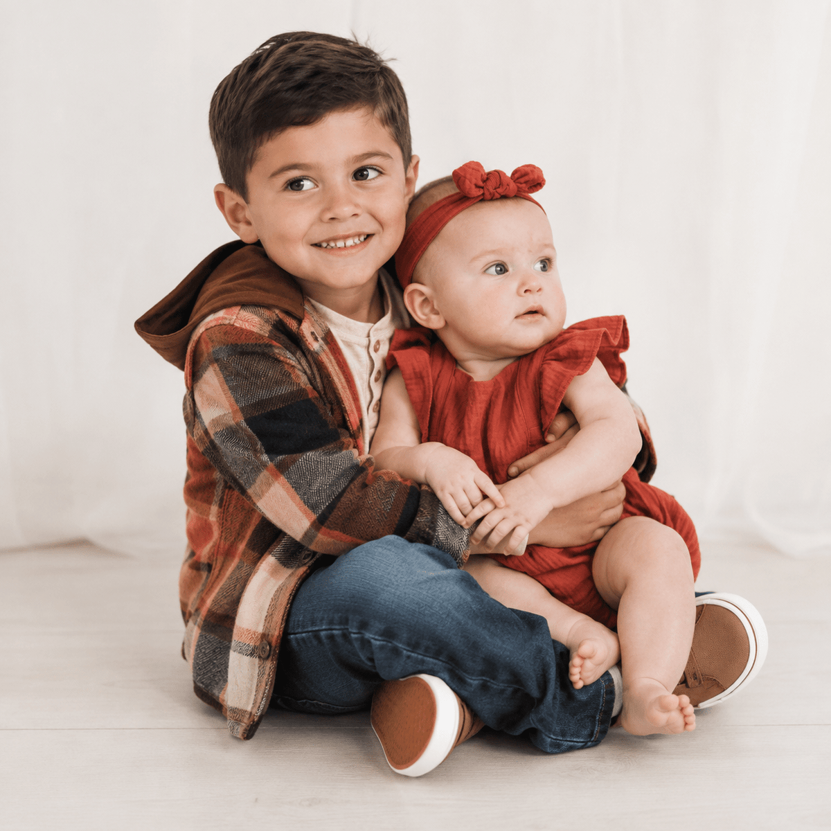 Nova’s Cozy Harvest Copper Onesie – Infant