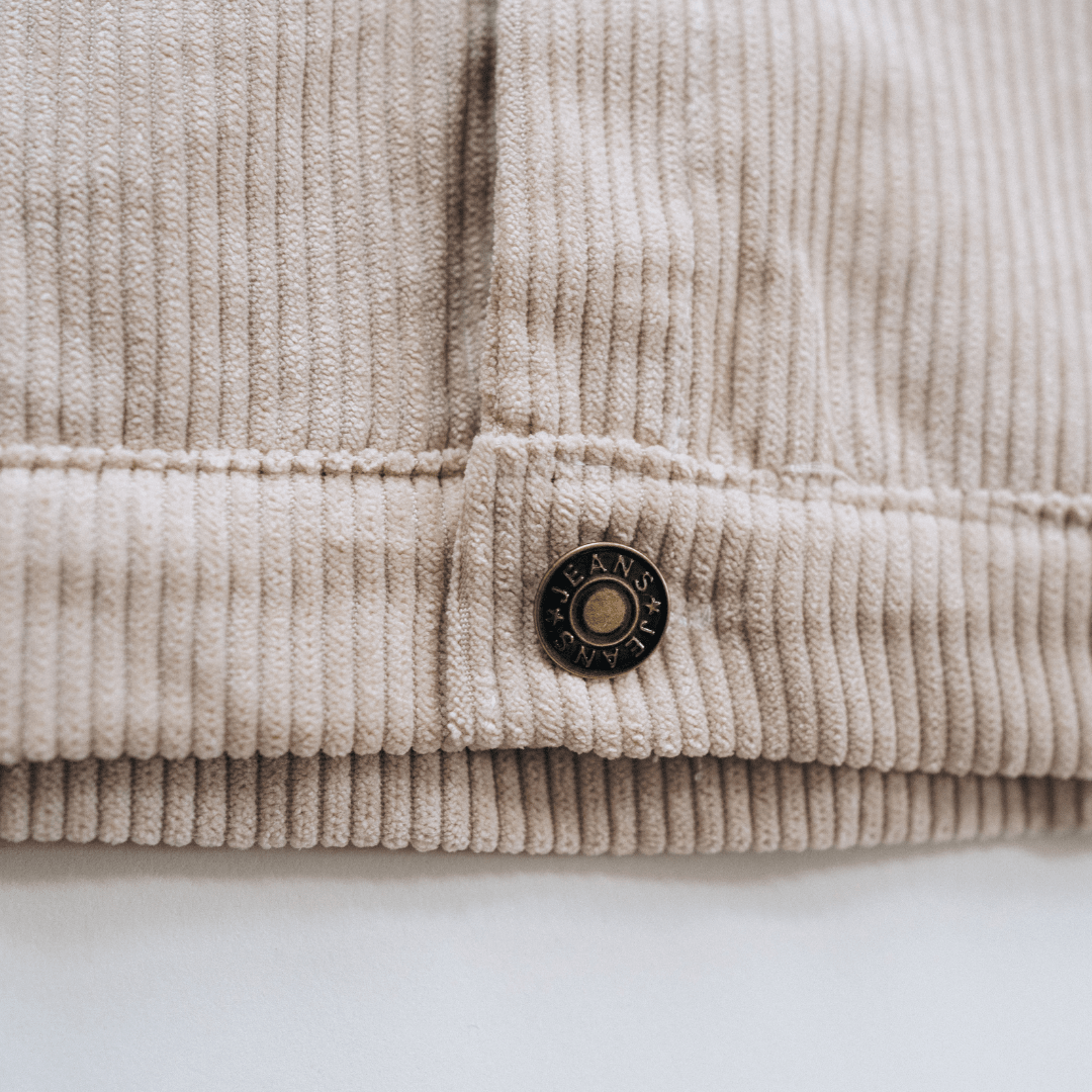 Nova's Sherpa-Collar Bone Corduroy Jacket – Kids