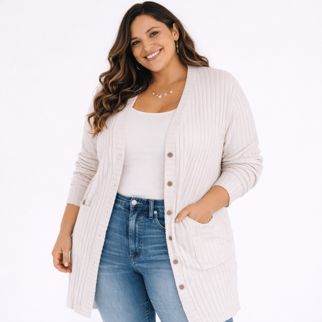 Nova's Classic Button-Down Cardigan – Women
