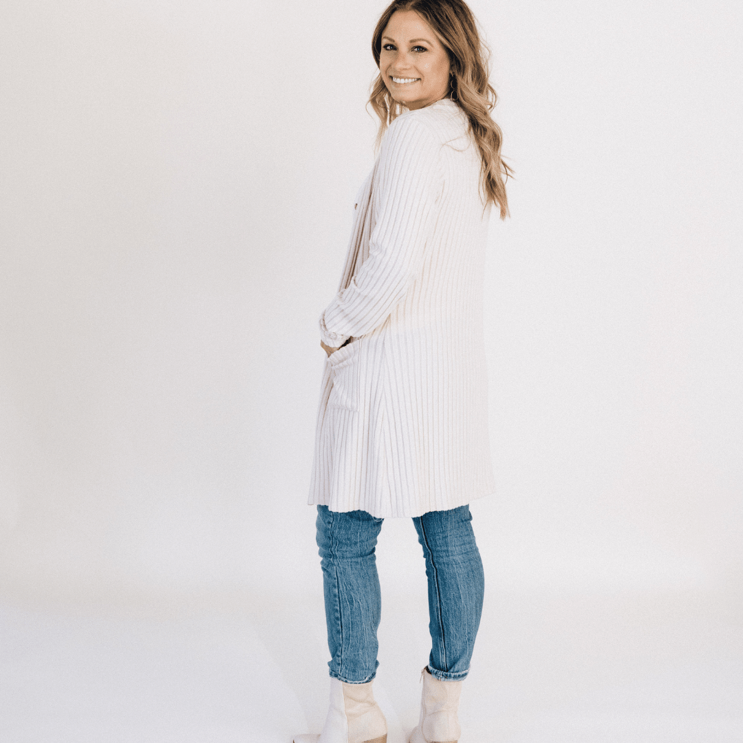 Nova's Classic Button-Down Cardigan – Women