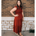 Nova's Cozy Harvest Smocked Maxi Dress – Women
